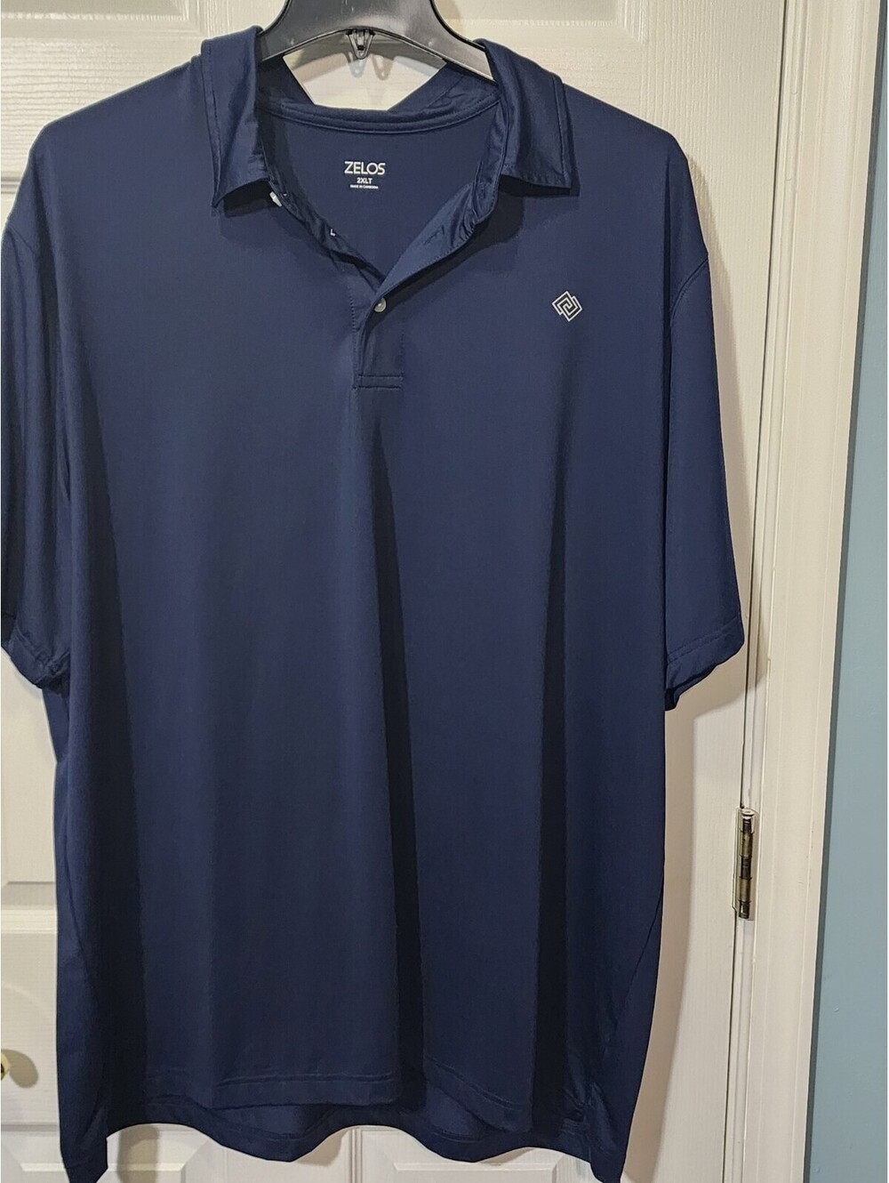 ZELOS golf shirt size 2X TALL short sleeve collared top